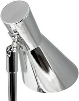 Dyberg larsen tafellamp DL12, chroom, hoogte 39,5 cm, metaal