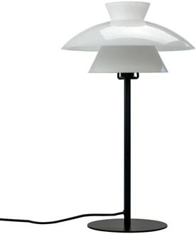 Dyberg larsen Valby tafellamp kap driedelig opaalwit, zwart