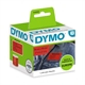 Dymo 101 x 54 mm Rood 1 stuk(s) 2133399 Verzendetiketten, Etiketten voor naambordjes