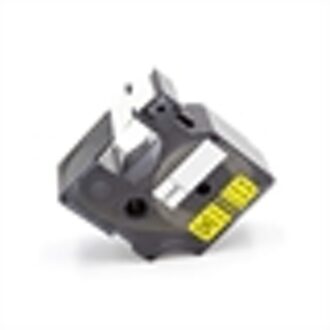 DYMO 1734525 IND Rhino tape flexibel nylon zwart op geel 24mm (huismerk)