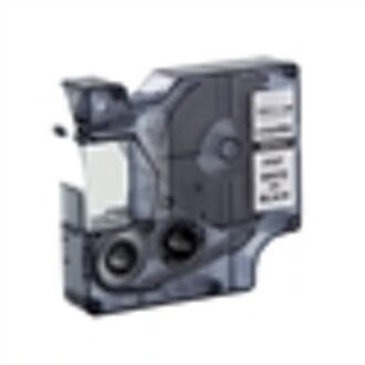 DYMO 1805437 IND Rhino tape vinyl wit op zwart 9mm (huismerk)