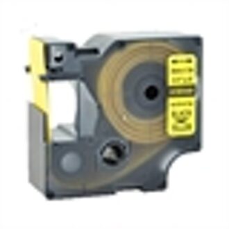DYMO 1805444 IND Rhino tape krimpkous zwart op geel 24mm (huismerk)