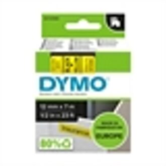 Dymo Authentieke D1 Labels Zwart-Geel (12 mm x 7 m) 1 Rol