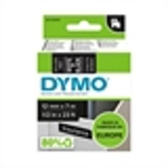 Dymo Authentieke D1 Labels Zwart-Wit (12 mm x 7 m)