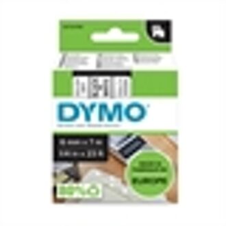 Dymo D1 Naamlabels Zwart-Wit (6 mm x 7 m)