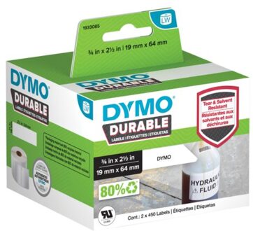 Dymo Etiket Dymo 1933085 labelwriter 19x64mm 900 stuks