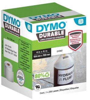 Dymo Etiket Dymo 1933086 labelwriter 104x159mm 200 stuks