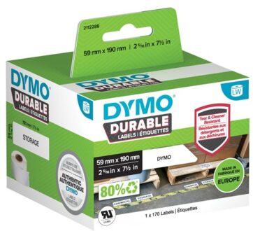 Dymo Etiket Dymo 1933087 labelwriter 59x190mm 170 stuks