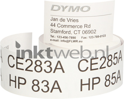 Dymo Huismerk Dymo Naambadge etiketten 89 mm x 51 mm wit labels