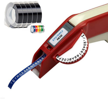 Dymo Label maker machine Dymo 1610 3D Embossing Manual typeprinter Dymo Manual Label Printer Manual Labeller suitfor 6/9mm