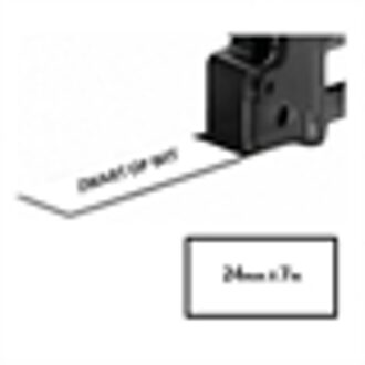 Dymo S0720930 / 53713 tape zwart op wit 24 mm (huismerk)