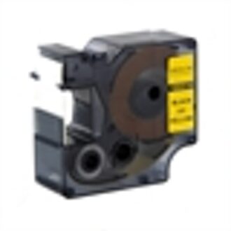 DYMO S0720980 / 53718 tape zwart op geel 24mm (huismerk)