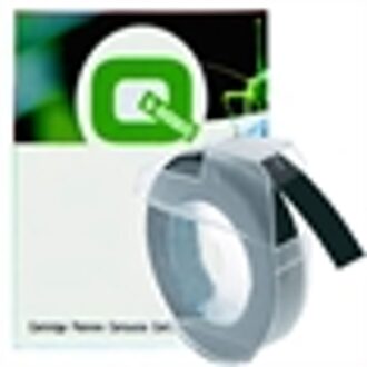 Dymo S0898130 reli?ftape wit op zwart (huismerk)