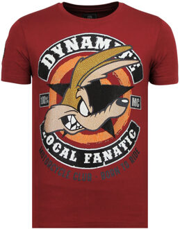 Dynamite Coyote - Party T shirt Heren - 6320B - Bordeaux - Maten: L