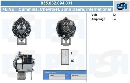 Dynamo Chevrolet 100A (Chrome) 835032094031