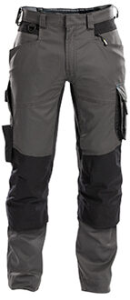 Dynax D-Flex Werkbroek Stretch Grijs/Zwart