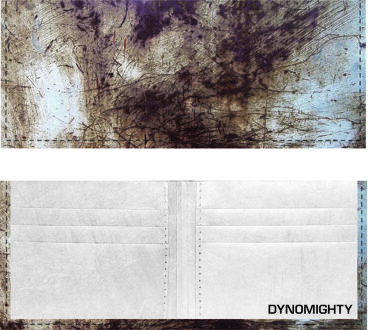 Dynomighty Design Dynomighty Tyvek Billfold - Scratched Metal Multi - 90 x 115 mm