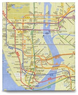 Dynomighty Design Mighty Tablet Case Subway Map Multi - 258 x 230 mm