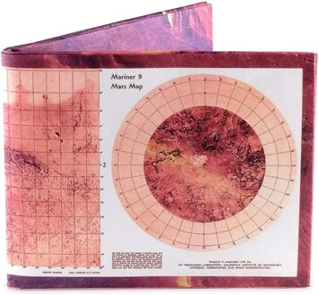 Dynomighty Design Mighty Wallet Mars Map Multi - 100 x 83 x 6 mm