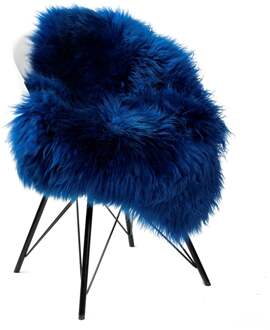 Dyreskinn Icelandic Schapenvacht 110 x 70 cm Blauw