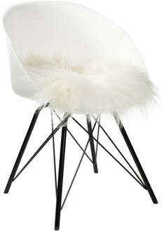 Dyreskinn PW Stoelpad 37 x 37 cm Wit