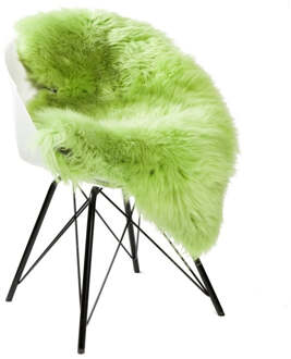 Dyreskinn Schapenvacht - Appelgroen - 100 x 65cm