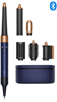Dyson Airwrap i.d.™ multistyler en föhn Straight+Wavy (Pruisisch blauw/Koper)