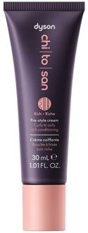 Dyson Chitosan™ Pre-style crème, Reis mini, Krullend tot kroeshaar, Rijke conditioner