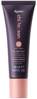 Dyson Chitosan™ Pre-Style Crème, Reis mini, Steil tot golvend, rijke conditionering