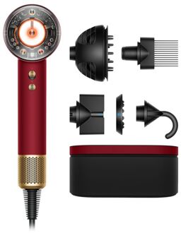 Dyson Supersonic Nural™ föhn Curly+Coily (Red Velvet/Goud)