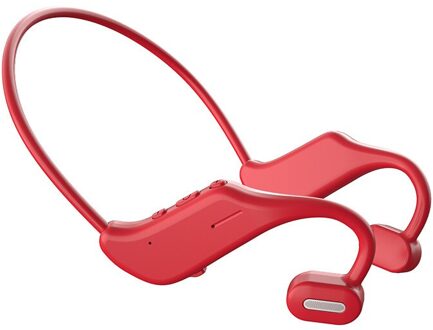 DYY-5 Draadloze Bluetooth 5.0 Beengeleiding Oorhaak Comfortabele Oortelefoon Stereo Oordopjes Sport Waterdichte Headset Met Microfoon rood