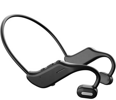 DYY-5 Draadloze Bluetooth 5.0 Beengeleiding Oorhaak Comfortabele Oortelefoon Stereo Oordopjes Sport Waterdichte Headset Met Microfoon zwart