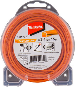 E-01797 | Maaidraad | 2,4x15mtr | oranje - E-01797