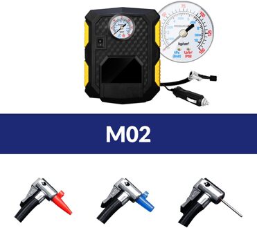 E-ACE Auto Luchtpomp Bandenpomp Led Digitale Display Band Opblaasbare Pomp 12V Auto Luchtcompressor Fo Auto Wiel banden Elektrische M02