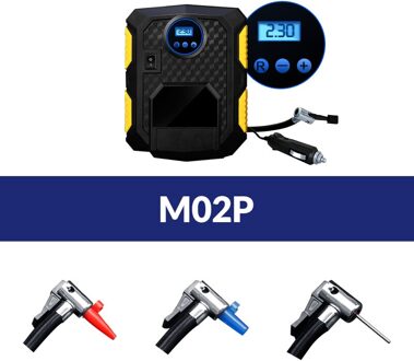 E-ACE Auto Luchtpomp Bandenpomp Led Digitale Display Band Opblaasbare Pomp 12V Auto Luchtcompressor Fo Auto Wiel banden Elektrische M02P