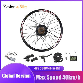 E BIKE Conversion Kit 48V 500W with Bafang Hub Motor Set For Electric Bike Conversion Kit with BAFANG Engine Rear Wheel Motor