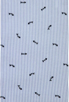 E overhemden slim fit Blauw - XL