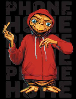E.T. Phone Home met Vest Dames T-shirt - Zwart - XXL
