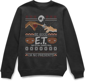 E.T. the Extra-Terrestrial Be Good Or No Presents Kersttrui - Zwart - L - Zwart