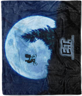 E.T. the Extra-Terrestrial Moon Cycle Fleece Blanket - M