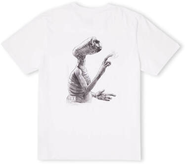 E.T. the Extra-Terrestrial Unisex T-Shirt - White - M Wit