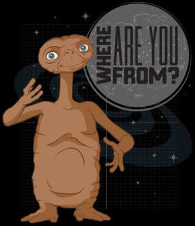 E.T. Where Are You From Dames T-shirt - Zwart - S