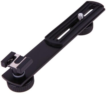 E Type Metalen Flash Beugel Universele Shoe Speedlite Paraplu Houder Met 1/4 "Tot 3/8" Schroef Mount Swivel adapter Light Stand Two 02