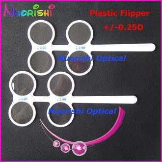 E04-2504 plastic bevestiging flipper oogheelkundige flipper bevestiging test Diopter 25 degrees