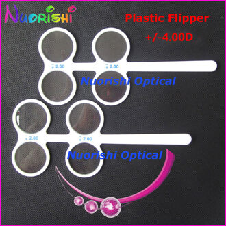 E04-2504 plastic bevestiging flipper oogheelkundige flipper bevestiging test Diopter 400 degrees