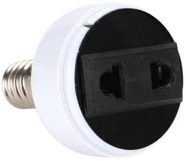 E14 Lamp Socket Licht Houder US/EU Plug Wit Converter Schroef Bulb lamp Base Connector Verlichting Armatuur Accessoires