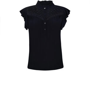e2 24-004 blouse sarah Blauw - 38