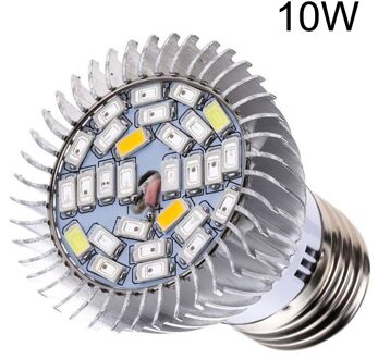 E26/27 Volledige Spectrum Plantengroei Gloeilamp 8W-80W 18-120LEDs Uv Rijping Licht Blub Indoor bloemen Farm Warme Verlichting D30 10W 28LEDs