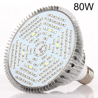 E26/27 Volledige Spectrum Plantengroei Gloeilamp 8W-80W 18-120LEDs Uv Rijping Licht Blub Indoor bloemen Farm Warme Verlichting D30 80W 120LEDs