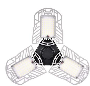 E26/80 W Triple Glow Vervormbare Garage gloeilampen met Motion sense LED Licht Plafond Licht voor Magazijn Studio voetbal veld 80W zonder sense B